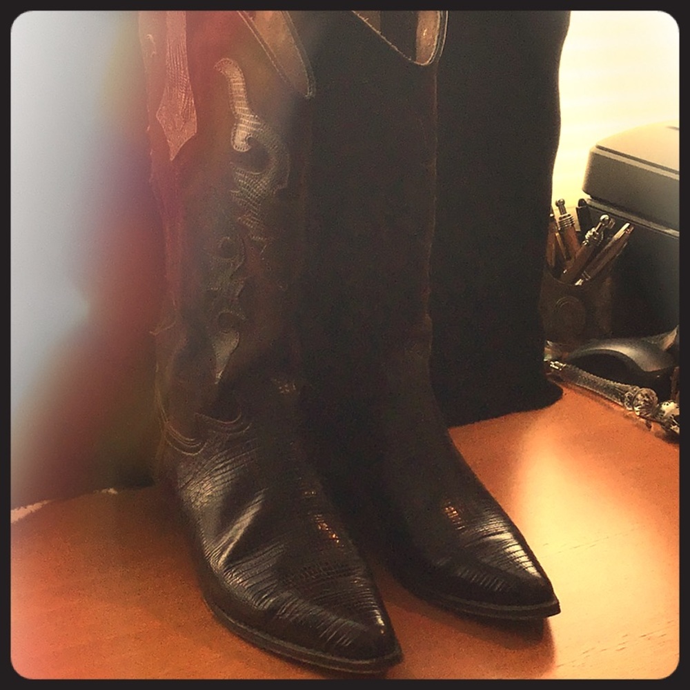 💥SEYCHELLES BROWN COWBOY BOOTS.GENTLY WORN